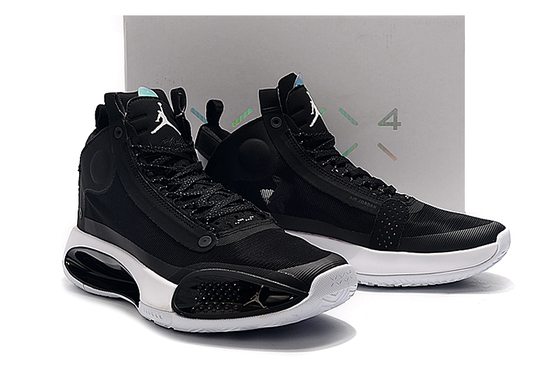 2019 Men Air Jordan XXXIV Black White Shoes